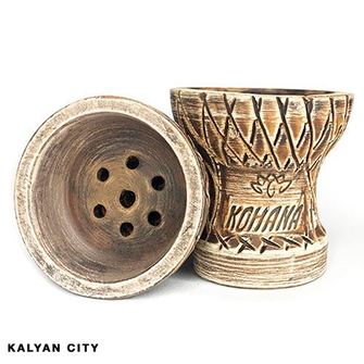 Чаша глиняна Kohana Horeca Brown White (Коричнево-білий)