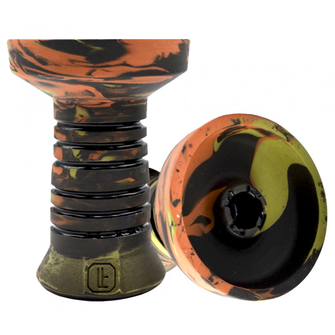 Чаша глиняна Lavart Caldera Bright (Помаранчево-чорний)