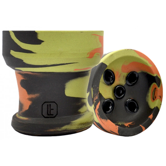 Чаша глиняна Lavart Nedra Bright (Помаранчево-чорний)