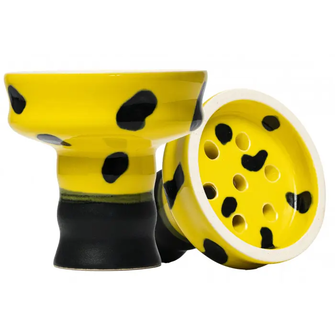 Чаша глиняна Vantablack Black Yellow (Чорно-жовта)