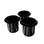 Чаші для кальяну Enso Black (Чорний), 3 шт