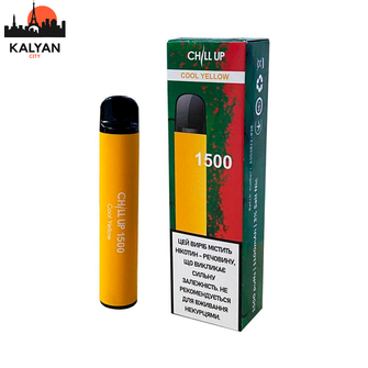 Chill UP 1500 Cool Yellow (Мікс банана та кавуна з льодом)