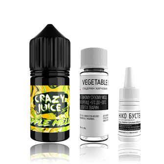 Набор Crazy Juice HYBRID Apple Melon (Яблоко Арбуз) 30мл 50мг