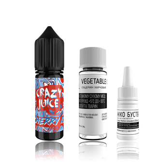 Набір Crazy Juice HYBRID Cherry Ice (Вишня Лід) 15мл 50мг