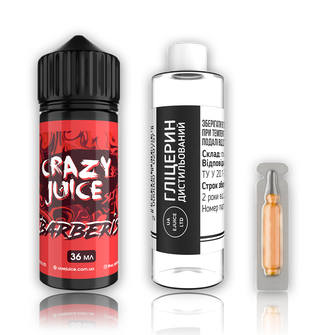 Набір органічної рідини Crazy Juice Barberis (Барбарис) 120 мл 3 мг