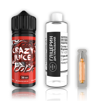 Набір органічної рідини Crazy Juice Cola (Кола) 120 мл 3 мг