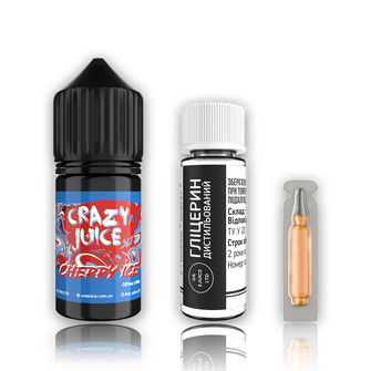 Набір Crazy Juice Cherry Ice (Вишня Лід) 30мл 50мг