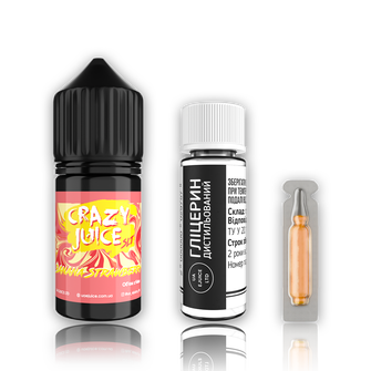 Набір Crazy Juice Banana Strawberry (Банан Полуниця) 30мл 65мг