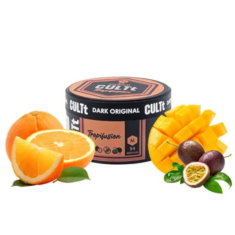Тютюн CULTt Medium M54 Tropifusion (Манго Маракуя Грейпфрут Апельсин) 100г