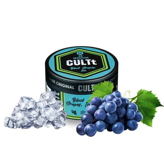 Тютюн CULTt Medium M58 Black Grapes Ice (Чорний виноград Лід) 100г