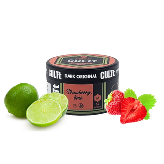 Тютюн CULTt Medium M67 Strawberry Lime (Полуниця Лайм) 100г