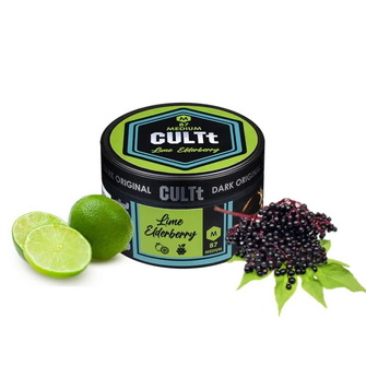 Тютюн CULTt Medium M87 Lime Elderberry (Лайм Бузина) 100г