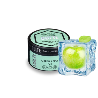 Тютюн CULTt Strong DS100 Green Apple Ice (Зелене яблуко Лід) 100г
