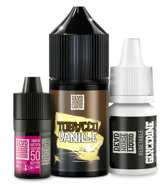 Набір Dead Horse Liquid Tobacco Vanille (Тютюн Ваніль) 30 мл 50 мг