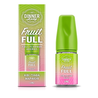 Набір Dinner Lady Fruit FULL Kiwi Passion Guava (Ківі Маракуя Гуава) 30 мл 50 мг