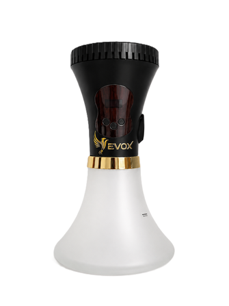 Электронный кальян Evox Wellbo Black Matte White (Черно-белый)
