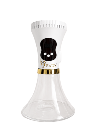 Электронный кальян Evox Wellbo White Crystal White (Бело-прозрачный)