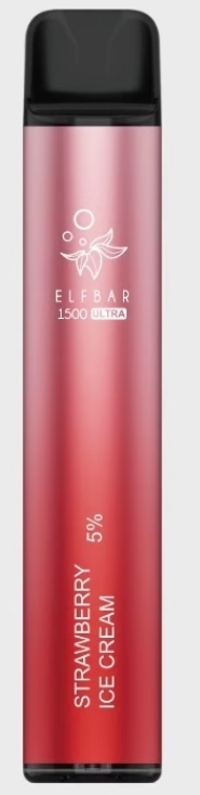 Elf Bar 1500 Ultra Strawberry Ice Cream (Суниця морозиво)