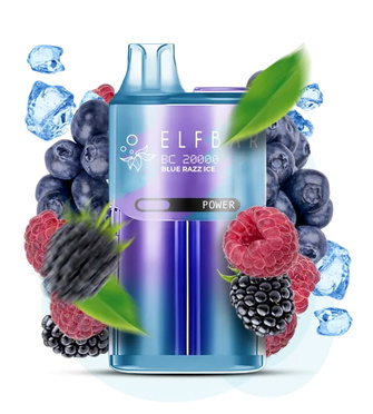 Elf Bar BC20000 Blue Razz lce (Полуниця Чорниця Лід)