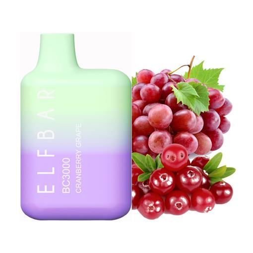Elf Bar BC3000 Cranberry Grape (Кислая клюква с виноградом): купить ...