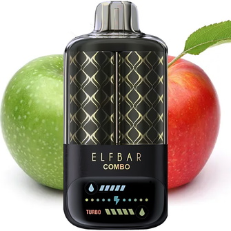 ELF BAR Combo 20000-25000 Green Apple & Double Apple Shisha (Кисле яблуко та Подвійне яблуко)