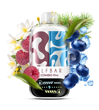 Elf Bar Combo Pro 30000 Jasmine Raspberry & Blueberry Ice (Жасмин Малина та Чорниця Лід)