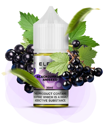Солевая жидкость Elf Bar Elf Liq 30 мл 50 мг Blackcurrant Aniseed (Черная Смородина Анис)