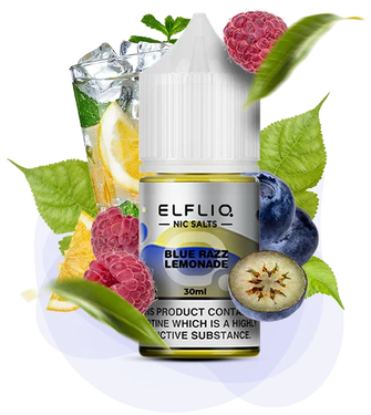 Солевая жидкость Elf Bar Elf Liq 30 мл 50 мг Blue Razz Lemonade (Лимонад с голубой малиной)