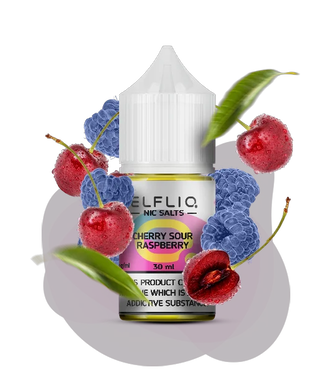 Сольова рідина Elf Bar Elf Liq 30 мл 50 мг Cherry Sour Raspberry (Вишня Кисла малина)