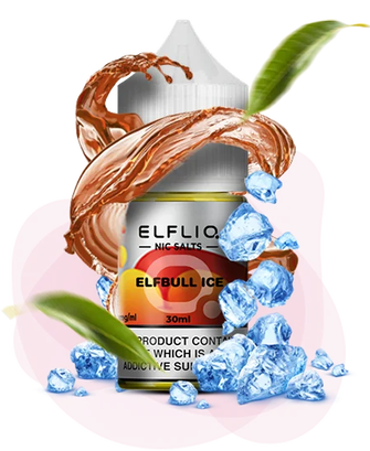 Сольова рідина Elf Bar Elf Liq 30 мл 50 мг Elfbull Ice (Енергетик)