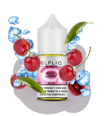 Сольова рідина Elf Bar Elf Liq 30 мл 50 мг Fizzy Cherry (Газована вишня)