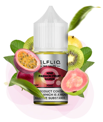 Солевая жидкость Elf Bar Elf Liq 30 мл 50 мг Kiwi Passion Fruit Guava (Киви Маракуйя Гуава)