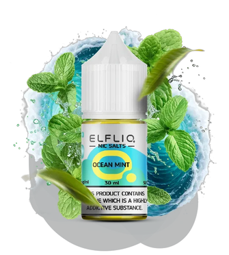 Сольова рідина Elf Bar Elf Liq 30 мл 50 мг Ocean Mint (Свіжа м'ята) Сольова рідина Elf Bar Elf Liq 30 мл 50 мг Ocean Mint (Свіжа м'ята)