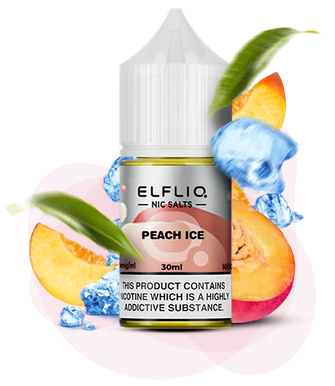 Сольова рідина Elf Bar Elf Liq 30 мл 50 мг Peach Ice (Персик Лід)