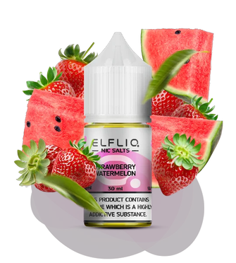 Сольова рідина Elf Bar Elf Liq 30 мл 50 мг Strawberry Watermelon (Полуниця Кавун)