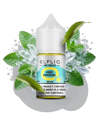 Сольова рідина Elf Bar Elf Liq 30 мл 50 мг Very Menthol (Ментол Лід)