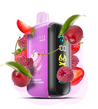 ELF BAR RAYA D3 25 000 Strawberry Raspberry Cherry (Клубника Малина Вишня)