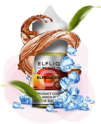 Набір Elf Liq ElfBull Ice (Полуничний енергетик Лід) 30 мл 65 мг