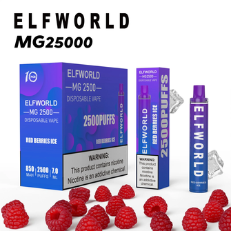 Elf World 2500 Red Berries Ice (Червоні Ягоди Лід)