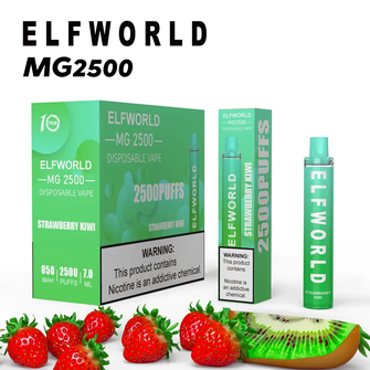 Elf World 2500 Strawberry Kiwi (Полуниця Ківі)