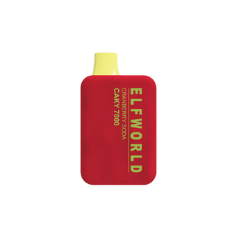 Elf World Caky 7000 Cranberry soda (Журавлина Лимонад)