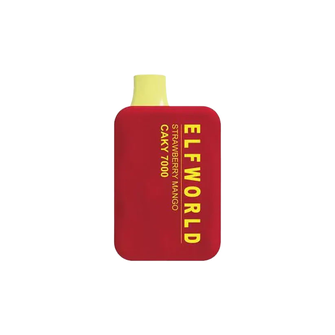 Elf World Caky 7000 Strawberry mango (Полуниця Манго)