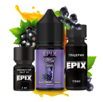 Набір Epix Mix Black Currant Lemonade (Лимонад з чорної смородини) 30 мл 25 мг