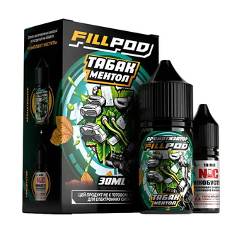 Набір Fill Pod Табак Ментол 30 мл 50 мг