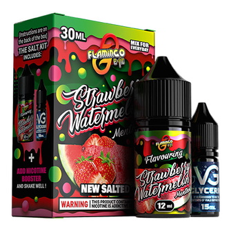 Набір Flamingo Strawberry Watermelon Menthol (Полуниця Кавун Ментол) 30 мл 50 мг