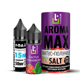 Набір Flavorlab Aroma MAX Cactus Strawberry (Кактус Полуниця) 30 мл 65 мг