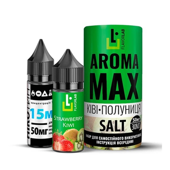 Набір Flavorlab Aroma MAX Strawberry Kiwi (Ківі Полуниця) 30 мл 65 мг