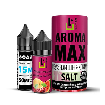 Набір Flavorlab Aroma MAX Watermelon Cherry Lemon (Кавун Вишня Лимон) 30 мл 65 мг