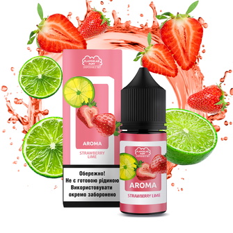 Набір Flavorlab Disposable Puff Strawberry Lime (Полуниця Лайм) 30 мл 50 мг