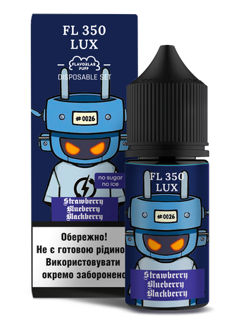 Набір Flavorlab FL350 LUX Strawberry Blueberry Blackberry (Полуниця Чорниця Ожина) 30 мл 65 мг